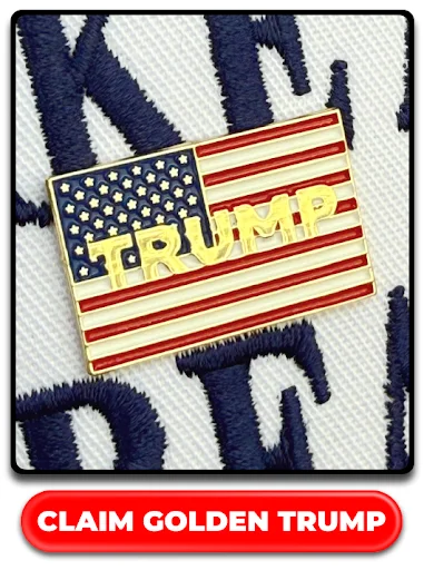 GOLDEN TRUMP PIN