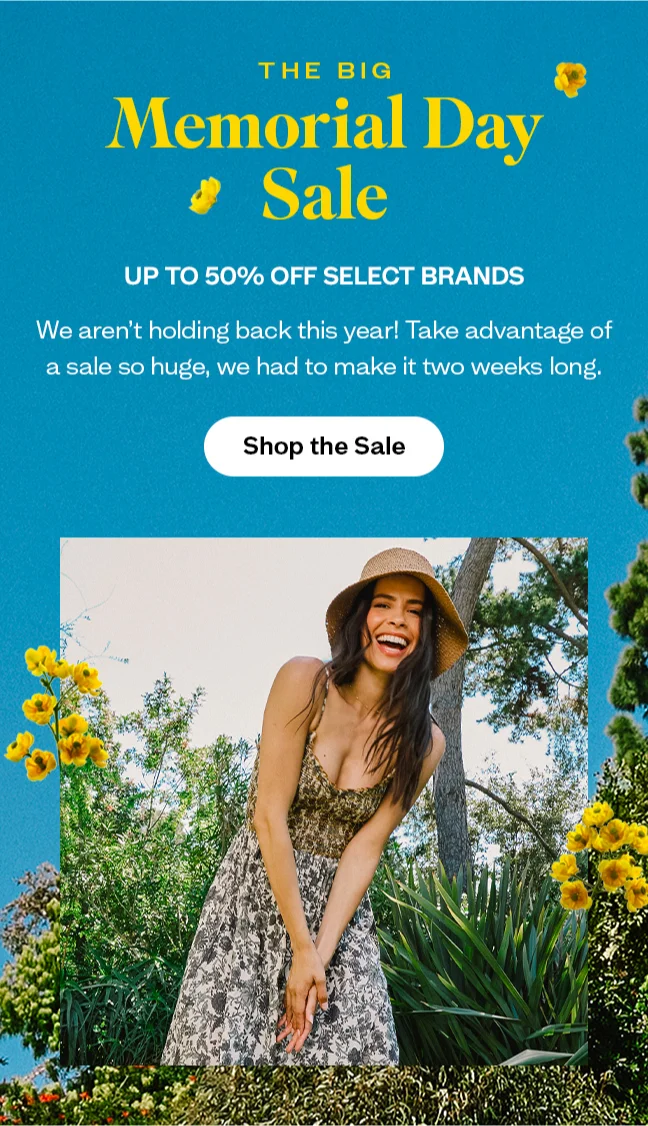 Shop Memorial Sale