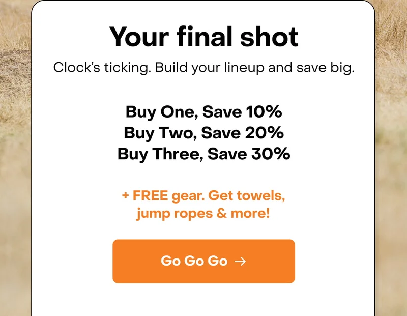 Your final shot