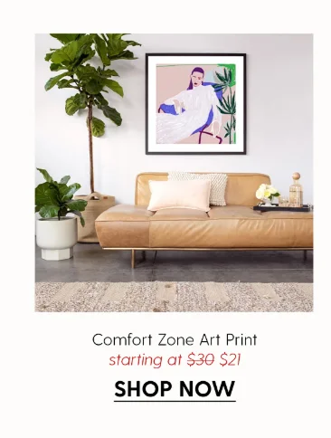 Comfort zone Art Print