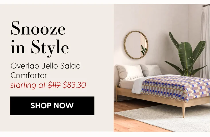 Overlap Jello Salad Comforter