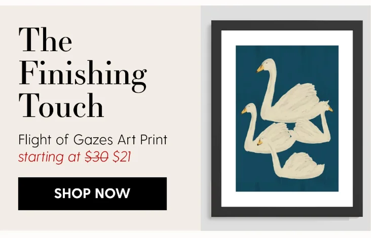 Flight of Gazes Art Print