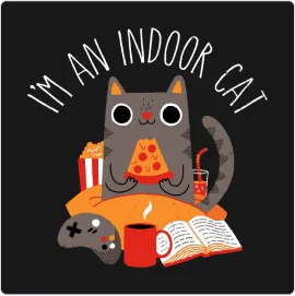 Indoor Cat Hoodie