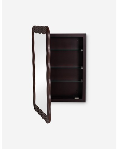 Haston Medicine Cabinet-Brown