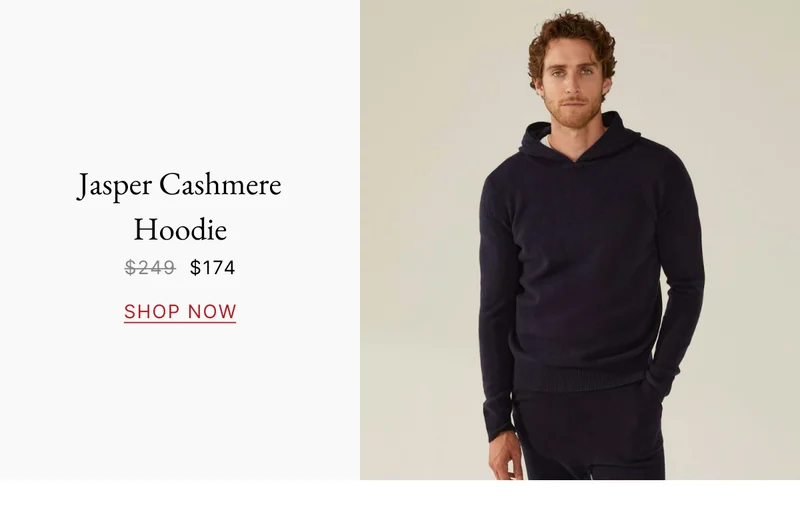Jasper Cashmere Hoodie