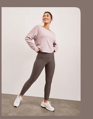 Spacedye Caught In The Midi High Waisted Legging in Woodland Heather