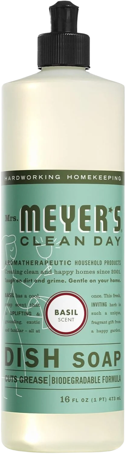 Image of Mrs. Meyer's Clean Day Liquid Dish Soap - Basil