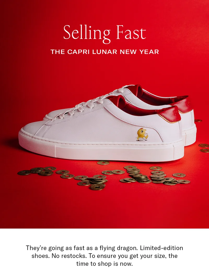 Selling Fast | The Capri Lunar New Year | And history will probably repeat itself in the year of the Dragon