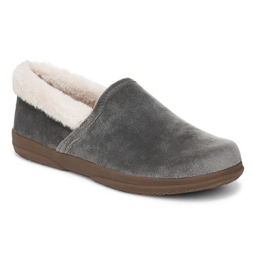 Vionic Velvet Cozy Collar Slippers - Clare