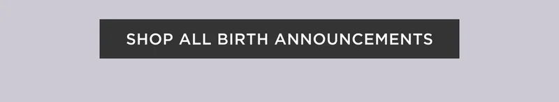 Shop All Birth Announcements