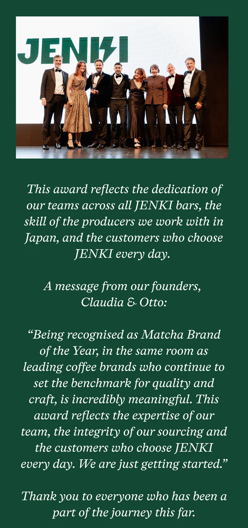 Matcha Brand of The Year