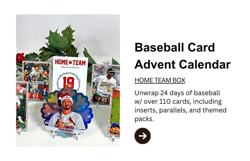 Baseball Card Advent Calendar