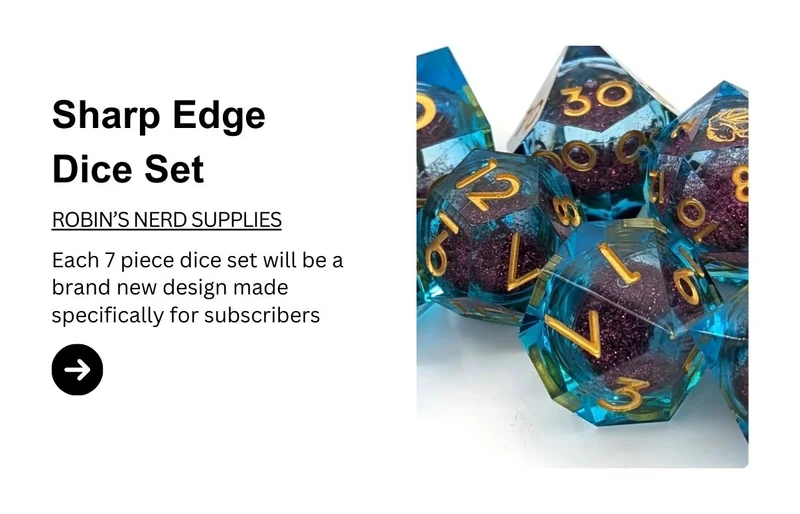 Sharp Edge Dice Set