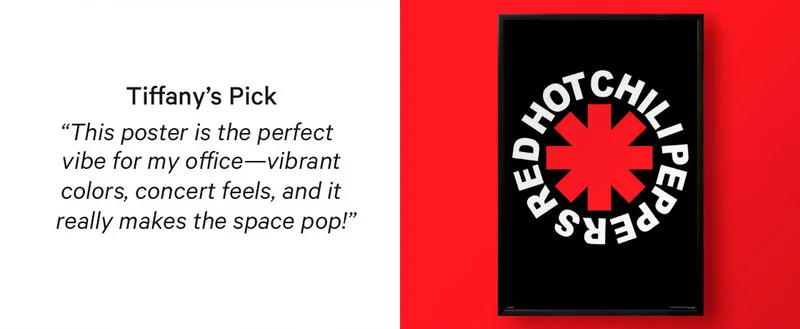 Tiffany's Pick - Red Hot Chili Peppers - Logo