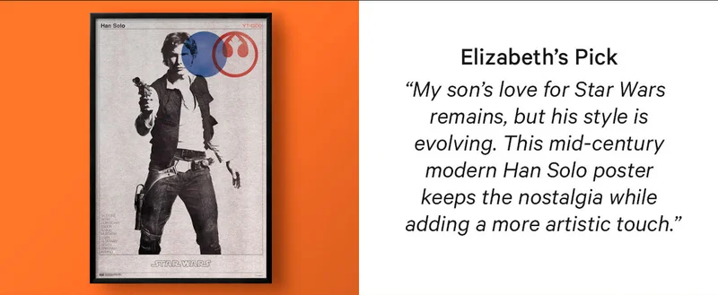 Elizabeth's Pick: Star Wars: Mid-century Modern - Han Solo