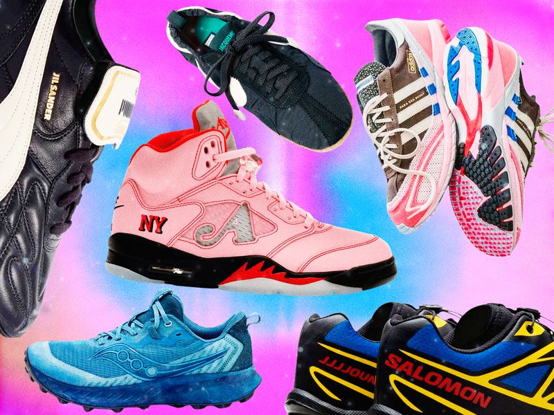 Image may contain: Clothing, Footwear, Shoe, Sneaker, and Running Shoe