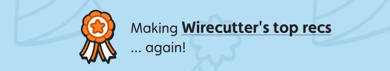 Making Wirecutter's top recs... again!