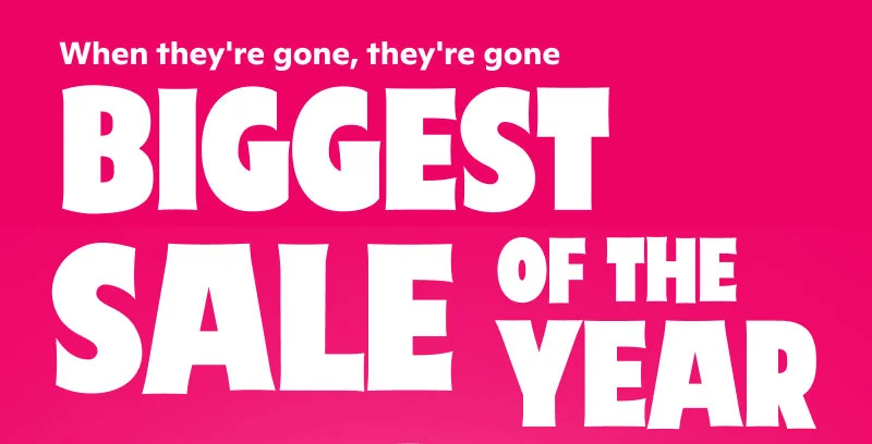 biggest sale of the year