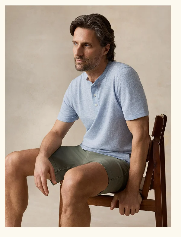 Short Sleeve Breeze Henley