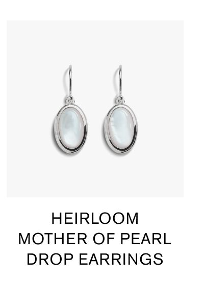 HEIRLOOM MOTHER OF PEARL DROP EARRINGS