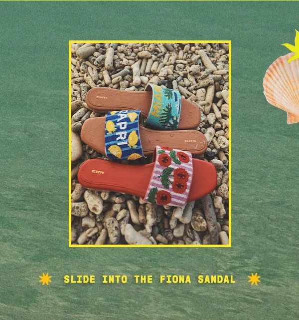 Slide into the Fiona sandal