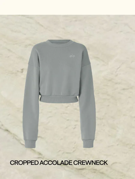 CROPPED ACCOLADE CREWNECK