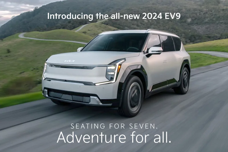 Introducing the all-new 2024 EV9 | SEATING FOR SEVEN. | Adventure for all.