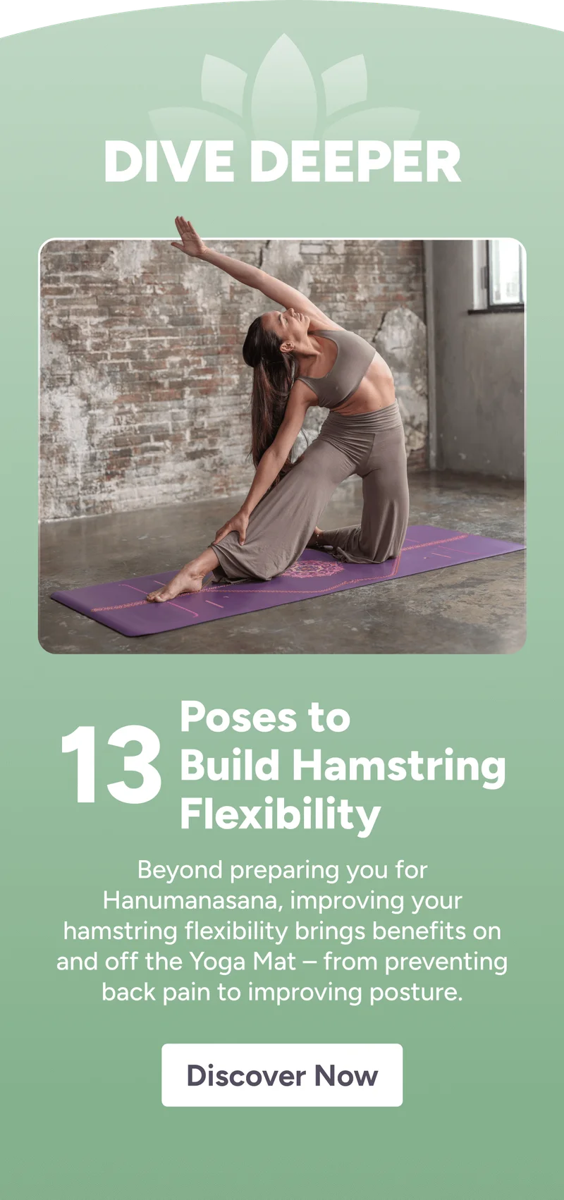 13 poses to build hamstring flexibility
