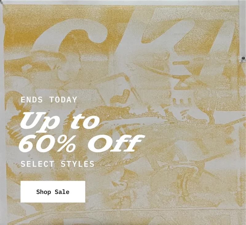ENCDS TODAY. Up to 60% Off SELECT STYLES. Shop Sale.