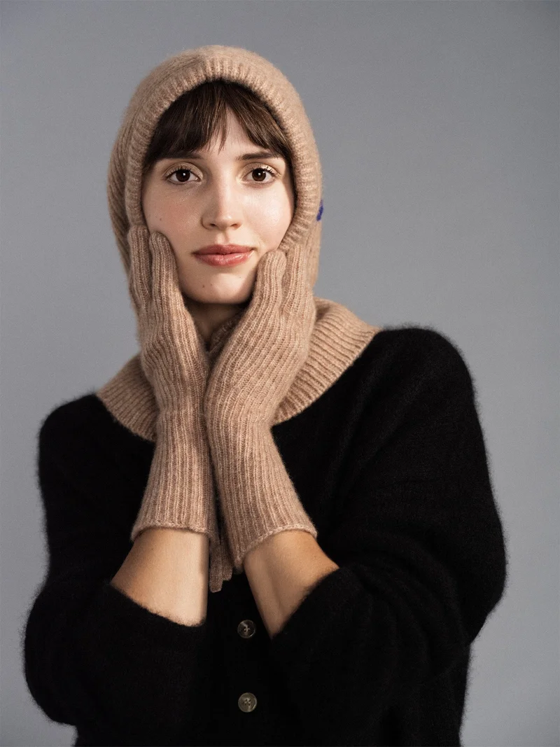 Image of Cashmere Ribbed Gloves