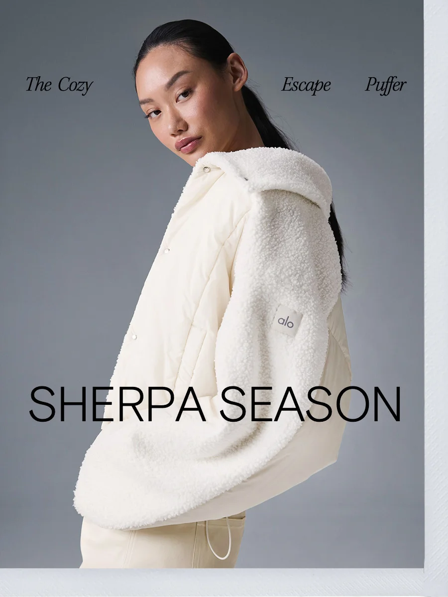 THE COZY ESCAPE PUFFER SHERPA SEASON