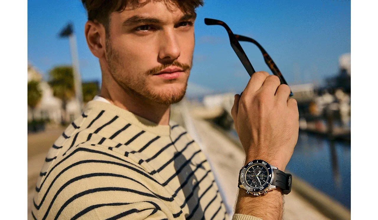 Lifestyle imagery of people wearing the Endeavor Chromo