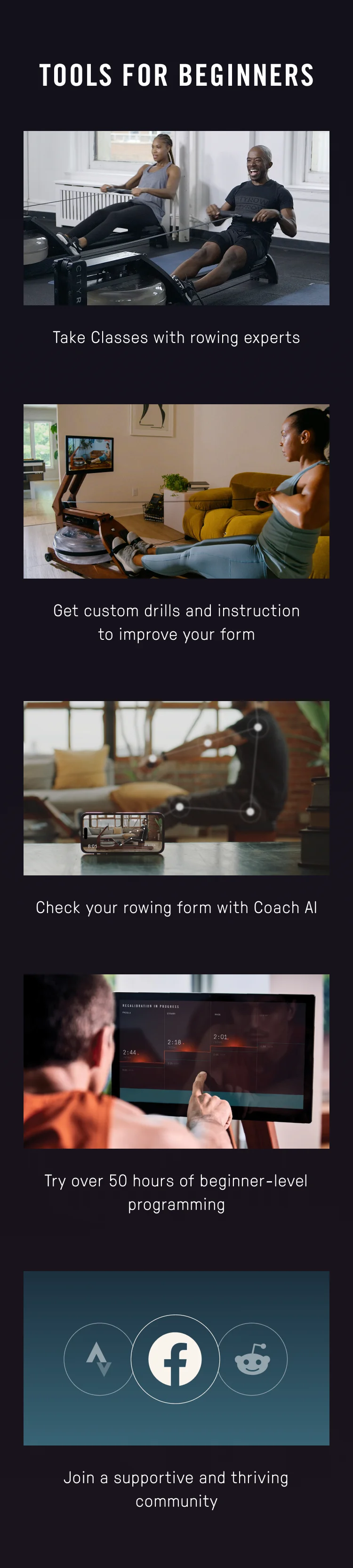 Beginner features and tools