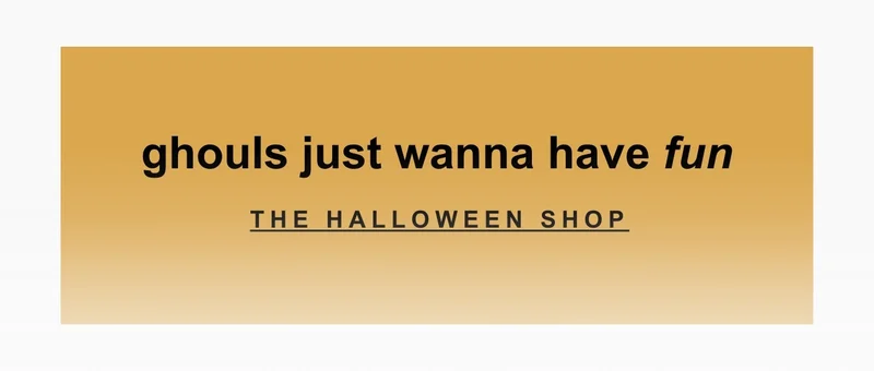 The Halloween Shop