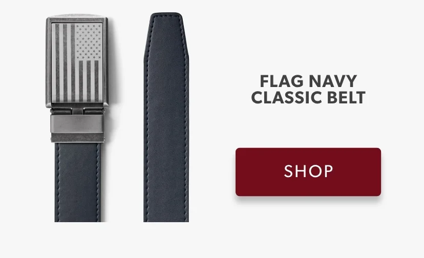 Shop Flag Navy Classic Belt