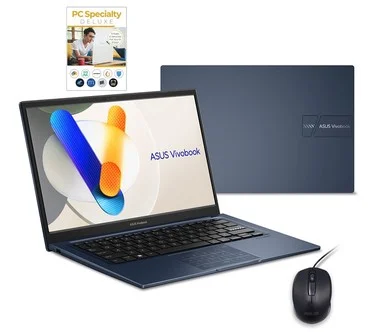 ASUS Vivobook 14" FHD Laptop Intel Core 5 8GB 512GB w/ Mouse & ADP
