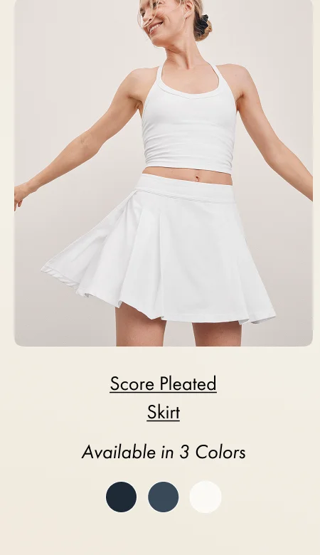 Shop Score Pleated Skirt