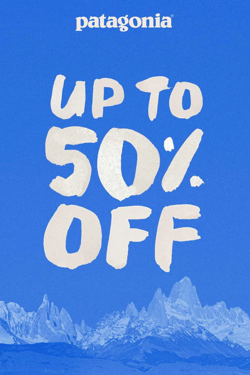 Patagonia Sale. Up to 50% Off.