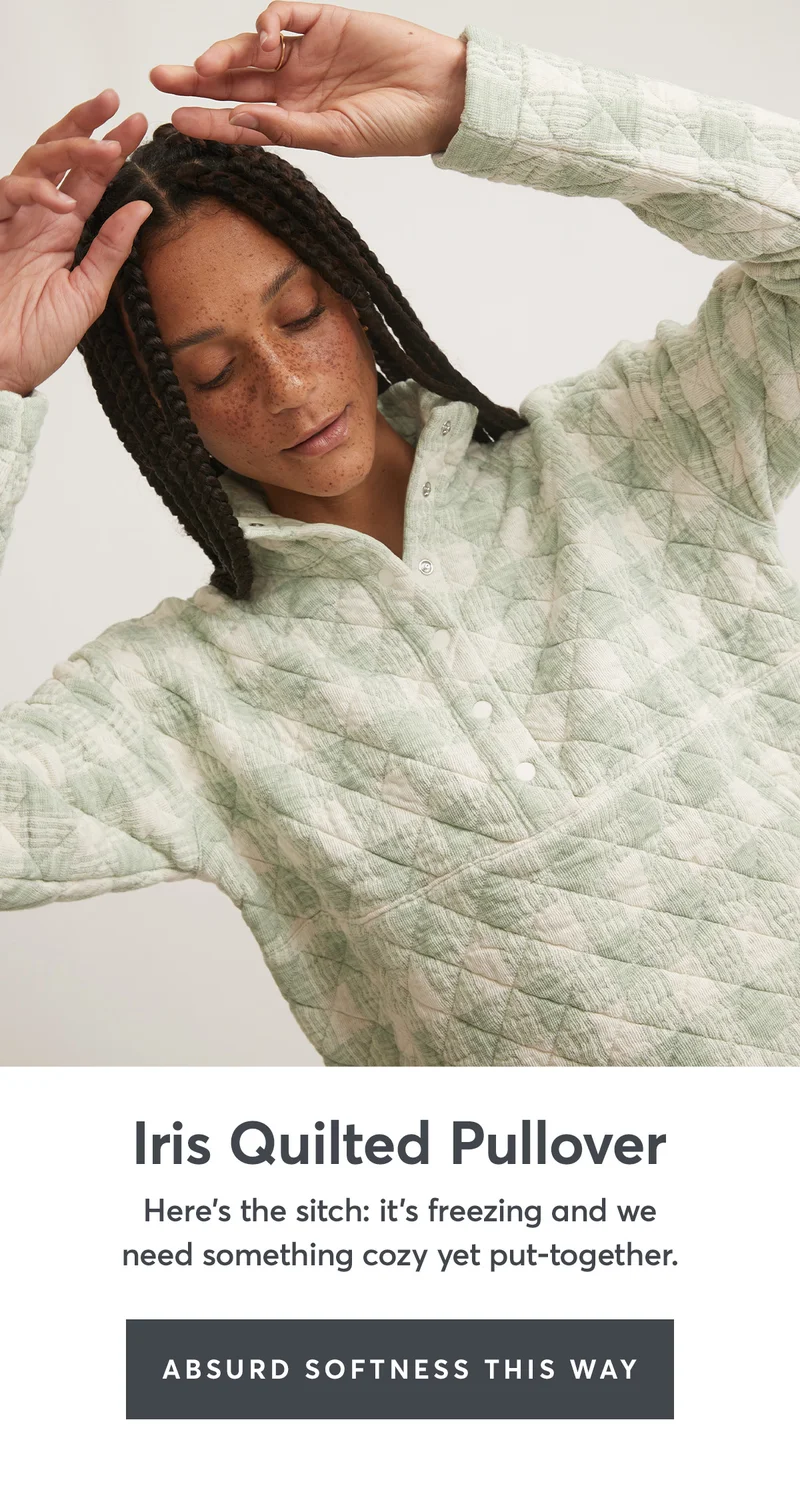 Introducing: Iris Quilted Pullover
