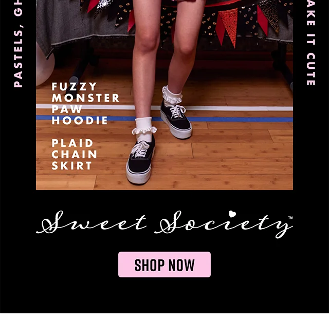 Sweet Society Halloween Styles. Shop Now
