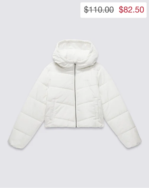 MTE Foundry Crop Puff Hooded Jacket