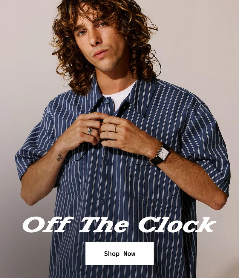 Off The Clock. Timeless Classics. Shop Now.