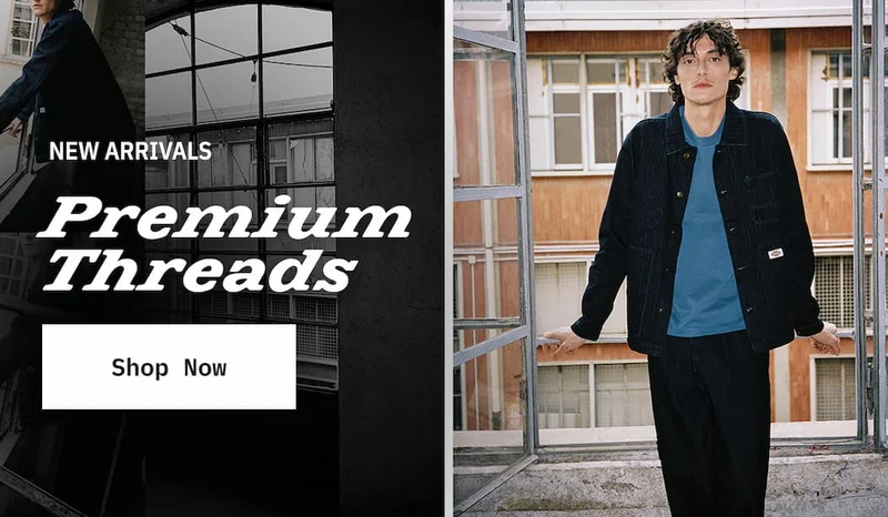 Premium Threads. Shop Now.