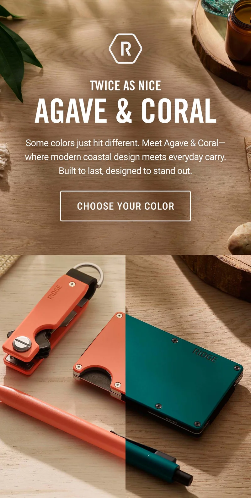 Agave & Coral | Choose Your Color
