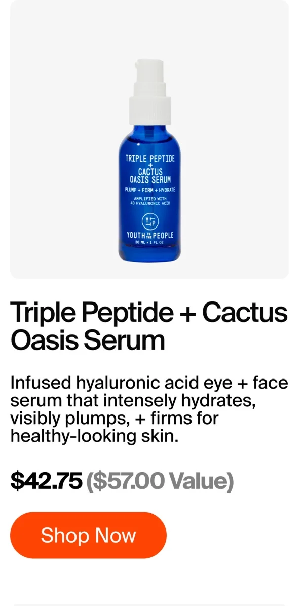 Triple Peptide + Cactus Oasis Serum