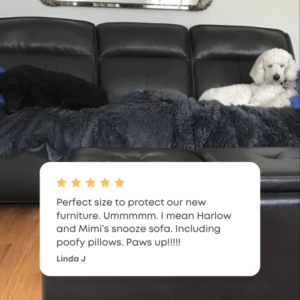 Pawproof throw blanket