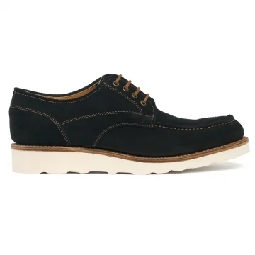 Shoreditch MV Apron Derby in Black Suede