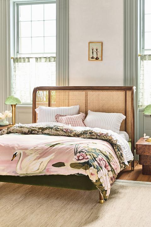 The Organic Cotton Printed Percale Duvet Collection