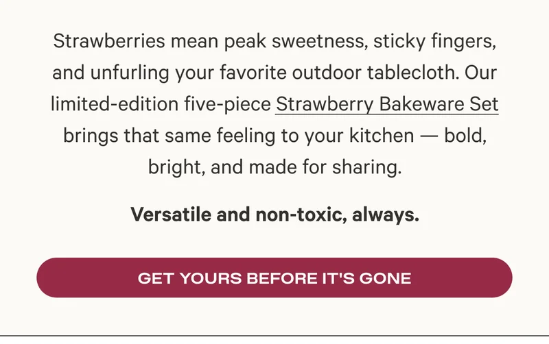 Get Yours Before It's Gone