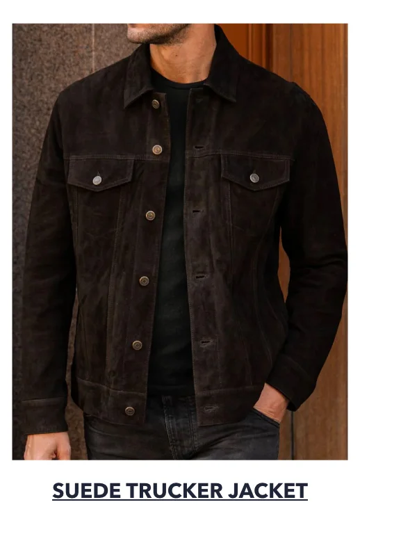 Suede Trucker Jacket